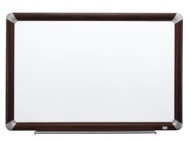3M Dry Erase Board - 96&quot; Width x 48&quot; Height - Surface - Mahogany Frame - Film - 1 / Each M9648FMY