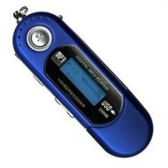 Micropix - MP3 Player mit FM-Radio USB-und Voice Recorder (4GB, Blue)