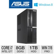 Asus BP6375 Desktop PC - 3rd Generation Intel Core i7-3770 3.4GHz, 8GB DDR3, 1TB HDD, DVDRW, Windows 7/8 Pro 64-bit, Keyboard &amp; Mouse,  - BP6375-I7377