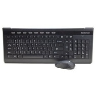 Lenovo Ultraslim Wireless Multimedia Keyboard &amp; Optical Mouse Kit w/Nano Transceiver (Black)