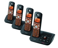 Motorola K704b DECT 6.0 Cordless Phone System with Caller ID and Answering System, 4-Handset System