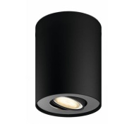 Philips Hue Pillar Extra Single Spot Zwart