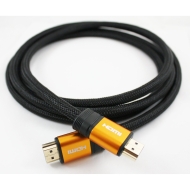 2M HIGH SPEED PRO GOLD &quot;Ibra&quot; Range (1.4a Version, 3D) HDMI TO HDMI CABLE WITH ETHERNET,COMPATIBLE WITH 1.3c,1.3b,1.3,1080P,... BOX,FULL HD LCD,PLASMA