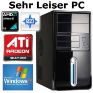 Captronic&reg; Windows XP Professional SP3 (Lizenz + Datentr&auml;ger) | Silent PC AMD Athlon II X2 260 (2x 3,20GHz) | KINGSTON 4GB DDR3-1333 | 24x DVD-Brenner