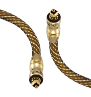 HD Zone TOSLINK to TOSLINK 2m Cable - Gold