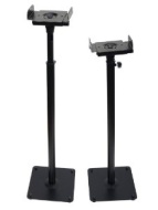 VideoSecu Black Heavy Duty Steel Speaker Stand for Surround Sound Speakers - One pair 1B5