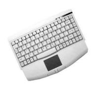 Adesso Mini White USB Keyboard with Glidepoint Keyboard  ( ACK-540UW )