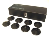 Set of 8 AudioSerenity Satin Black Hi-Fi Spike Shoes