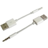 (4) Genuine Apple USB 2.0 Sync &amp; Charge Data Cable For Apple iPod Shuffle 4G 2GB (4th Generation) - iZKA&trade; One Stop Shop For All Your Accessory Needs