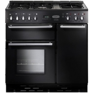 RANGEMASTER Toledo 90 Gas Range Cooker - Stainless Steel &amp; Chrome