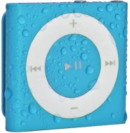 Waterfi 100% Waterproof iPod Shuffle with Dual Layer Waterproof/Shockproof Protection (Blue)