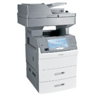 Lexmark X656dte - Multifunction ( fax / copier / printer / scanner ) - B/W - laser - copying (up to): 55 ppm - printing (up to): 55 ppm - 1200 sheets