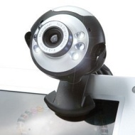 6 LED 12.0MP USB Webcam with Built-in Mic