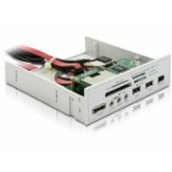 DeLock Multipanel 5.25 Speicherkartenleser USB 2.0 f&uuml;r CF / MD / SDSM / MMC / MS / xD / TF