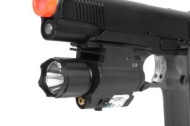 NcStar 150 Lumen Flashlight and Green Laser Combo w/ Quick Release Mounting Syst