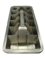 Onyx Stainless Steel Ice Cube Tray - BPA Free