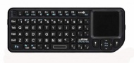 iPazzPort Mini Wireless Keyboard with Mouse Touchpad-Black