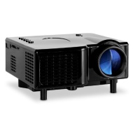 Klarstein Mini Proyector LED VGA AV negro