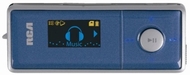 RCA Pearl 2 GB MP3 Player with FM Radio and Direct USB (Blue)
