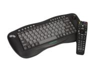 nMEDIAPC HTPCKB Black 2.4GHz RF Wireless Streamlined Keyboard