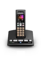 BT Edge 1500 Colour Screen Single DECT Cordless Handset with Telephone Answering Machine - Black