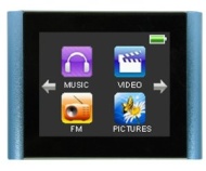 Eclipse T180 BL 1.8-Inch 4 GB Touchscreen MP3 Video Player (Blue)
