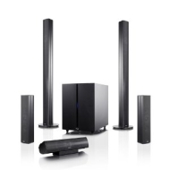 Teufel Columa 300 &quot;5.1-Set M&quot; Schwarz S&auml;ulen/Satelliten-Heimkino-Set