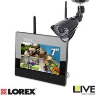 Lorex Live Sd Wireless Home Monitoring System With 7-inch Lcd Monitor &amp; 1 Camera