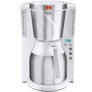 Melitta Look IV Therm Timer 6738037 Filter Coffee Machine with Timer - White