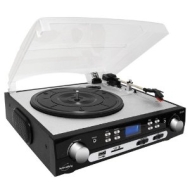 Inovalley Retro 05 USB Digital Turntable &amp; Cassette Player - Encodes to MP3 / WMA Format