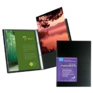 Itoya Art Profolio Advantage, Bound Portfolio with Crystal Clear PolyGlass Pages for 4&quot; x 6&quot;, 24 Pages Per Book, Holds 48 Photos