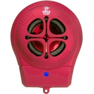 Pyle-Home PMS6R Chainable Rechargeable Mini Capsule Speakers with Bass Expansion For iPod/iPhone/Android/Laptop (Red)