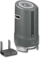2.4GHz Wireless Indoor/Outdoor Speaker with Wireless Sender/Receiver Rocket Boost