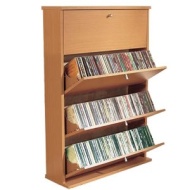 CD 200 - Media Storage Cupboard - Beech