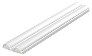 D-Line Canalina per cavo media, 30 x 15 mm 1 m, confezione da 2, colore: Bianco