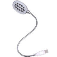 Daffodil ULT130 - USB Tastaturlampe / Leselicht / Leselampe mit flexiblem Schwanenhals und Kopfteil - Notebook Licht mit 13 LEDs - PC und MAC kompatib