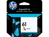 HP 61 Tri&ndash;color Ink Cartridge (CH562WN)