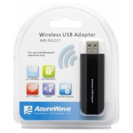 Mitsubishi AW-NU231 IEEE 802.11n (draft) - Wi-Fi Adapter