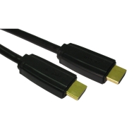 1m HDMI v1.4 Cable with Ethernet ~ Professional Quality ~ 3D ~ 4K x 2K Resolution (Full HD &amp; Beyond) ~ v1.4 (The Latest) ~ Audio &amp; Video ~ 24k gold Pl