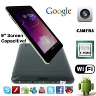 Afunta 9.2&#039;&#039; Google Android 4.0 Tablet Dual Camera Capacitive Touch Screen G-sensor A13 Tablet (8G Dual Camera, black)