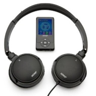 Denver MPG-2044 Lecteur MP3-MP4 4GB casque argent