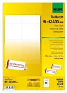 sigel Tischkarten  9,5 x 4,2 cm