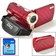 DXG Luxe Series Riviera 535V 720p High Definition Camcorder &amp; 2GB SD Card