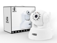 INSTAR &reg; Originale IN-3011 (bianco) controllabile Pan Tilt IP Camera Wireless con max. 15 posizioni di camera permanenti, motore incorporato, microfon