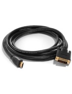 5M HDMI to DVI-D (24+1 Pin) Monitor Display Adapter Cable Male/Male for HDTV, LCD, DVD players, Blue-Ray, Xbox 360, Playstation 3,Projectors.