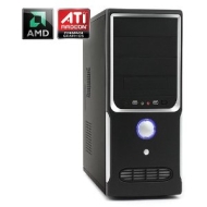 Leiser Aufruest-PC 677 - Athlon II X4 640 - Office QuadCore! AMD Athlon II X4 640 4x 3000 MHz, ASUS Mainboard, Radeon HD 3000, 7.1 Sound, GigLAN