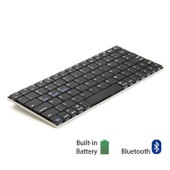 GMYLE&reg; 8.5&quot; Ultra-Slim Mini Bluetooth 3.0 Wireless Aluminum Keyboard Black for iOS / Mac OS, Android &amp; Windows