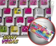 4KEYBOARD SONY VEGAS KEYBOARD STICKERS FOR DESKTOP, LAPTOP AND NOTEBOOK