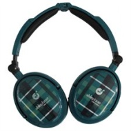 Able Planet Noise-Canceling Stereo Headphone with LINX AUDIO&reg; and In-Line Volume Control (Green)