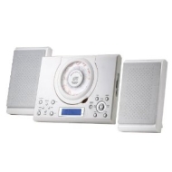 Clipsonic - CH1017W - Chaine Hifi compact CD - Tuner FM - Argent